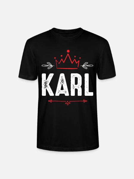 Karl - Stanley/Stella Unisex Bio-T-Shirt CRAFTER - Schwarz