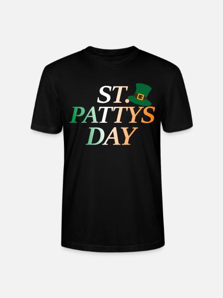 Saint-Patty, Saint-Patrick - T-shirt bio CRAFTER Stanley Stella Unisexe - noir