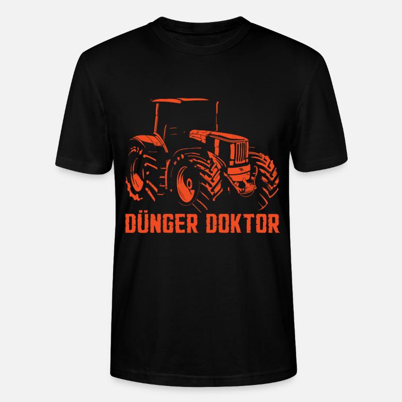 Dünger Doktor - Stanley/Stella Unisex Bio-T-Shirt CRAFTER - Schwarz