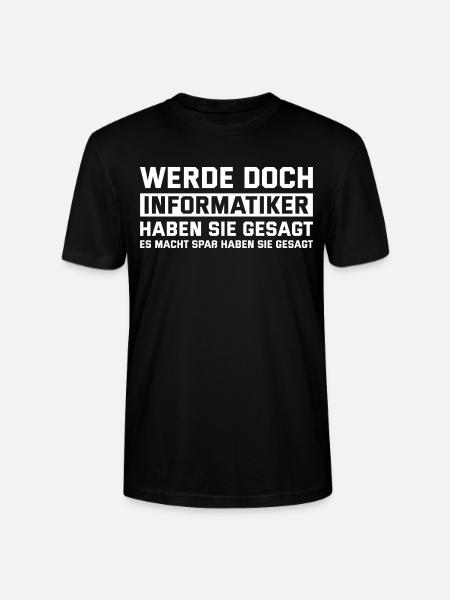 Programmierer Humor IT Spezialist Informatiker - Stanley/Stella Unisex Bio-T-Shirt CRAFTER - Schwarz