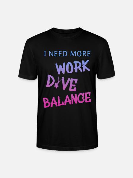 Diving - Stanley/Stella Unisex Bio-T-Shirt CRAFTER - Schwarz