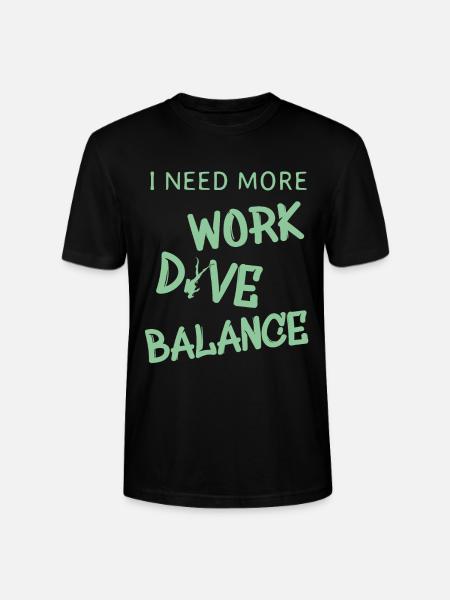 Tauchen Diving Taucher - Stanley/Stella Unisex Bio-T-Shirt CRAFTER - Schwarz