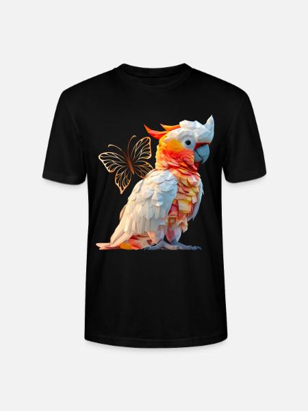 Kakadu - Stanley/Stella Unisex Bio-T-Shirt CRAFTER - Schwarz