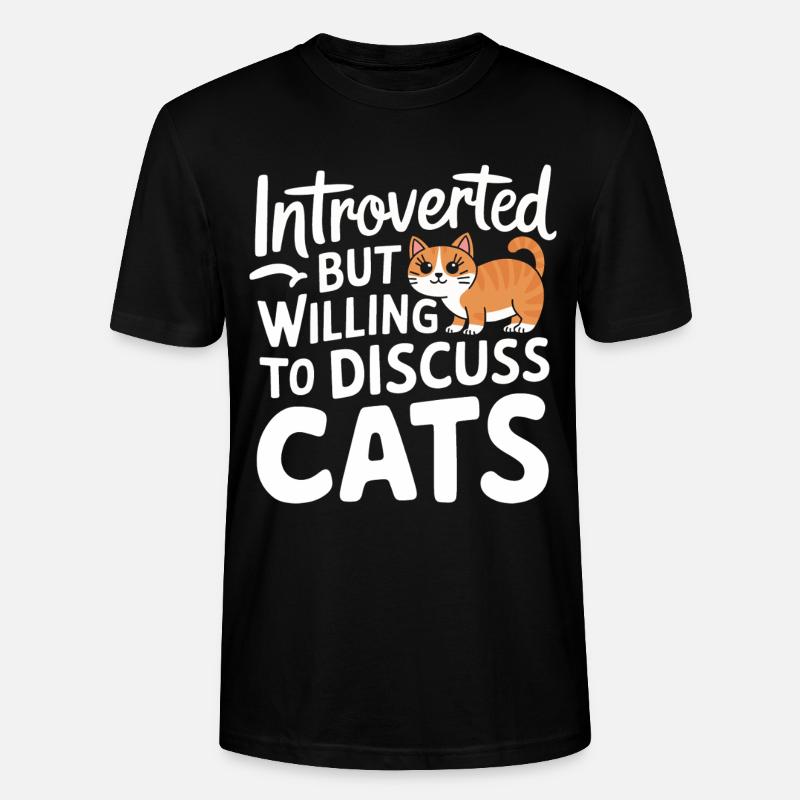 Introverti, antisocial, introverti - T-shirt bio CRAFTER Stanley Stella Unisexe - noir