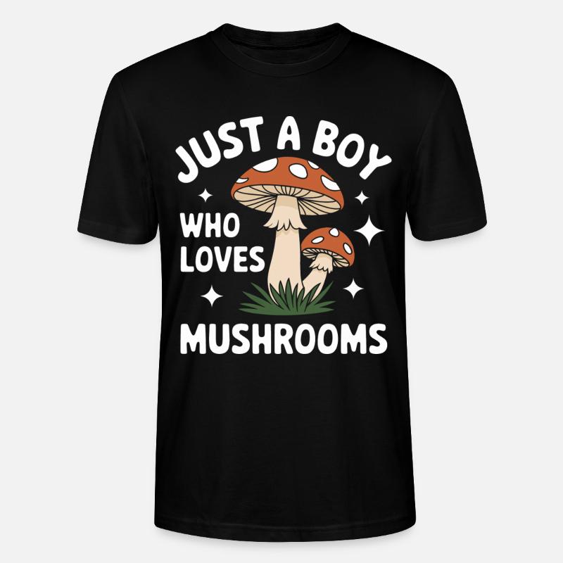 Champignons Champignons Champignon Champignon - T-shirt bio CRAFTER Stanley Stella Unisexe - noir