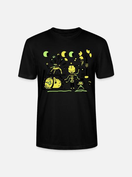 Universe - Stanley/Stella CRAFTER Unisex Organic T-Shirt - black