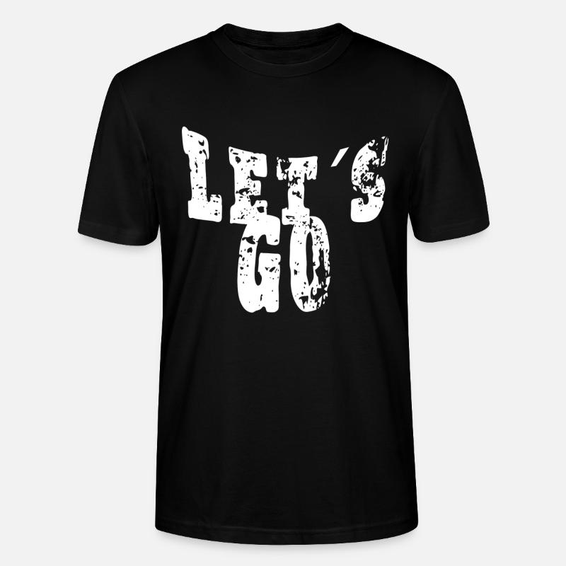 Lets go - Stanley/Stella Unisex Bio-T-Shirt CRAFTER - Schwarz