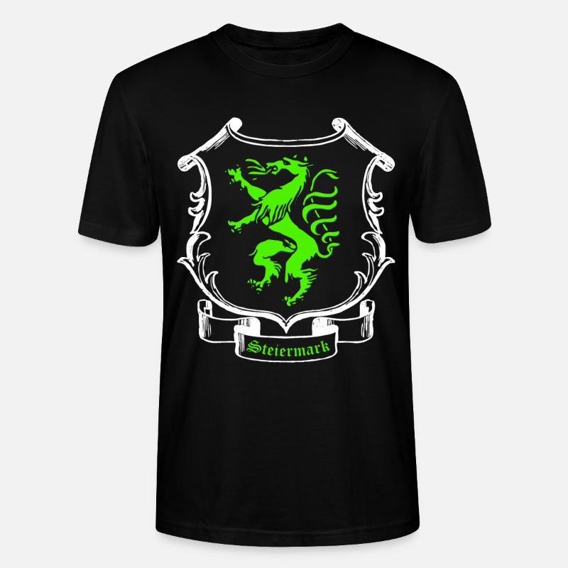 Steiermark - Stanley/Stella Unisex Bio-T-Shirt CRAFTER - Schwarz