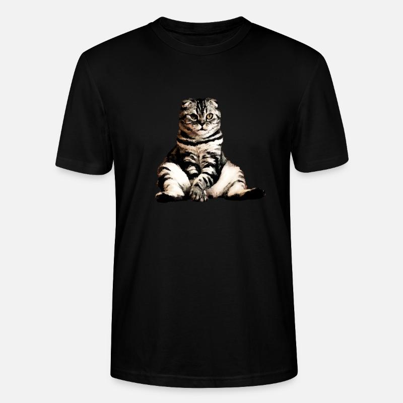 Chats, chat assis, chat - T-shirt bio CRAFTER Stanley Stella Unisexe - noir
