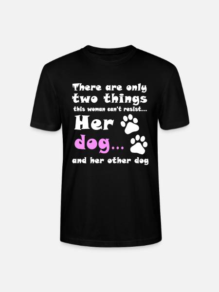 Dog lover - Stanley/Stella CRAFTER Unisex Organic T-Shirt - black