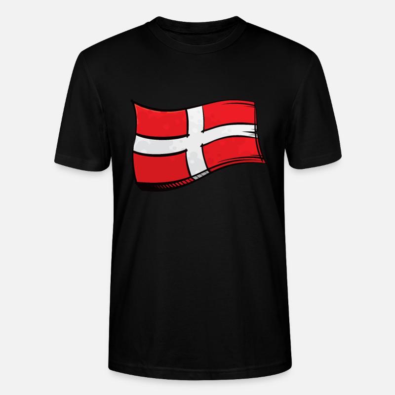 Drapeau Haute Savoie simple - T-shirt bio CRAFTER Stanley Stella Unisexe - noir