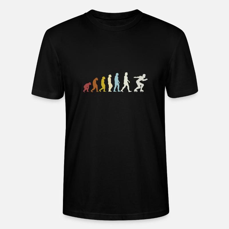 Inline-Skates Inline-Skating Rollschuhlaufen - Stanley/Stella Unisex Bio-T-Shirt CRAFTER - Schwarz