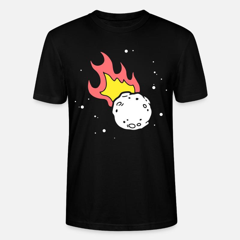 Meteor Zitat Grafik - Stanley/Stella Unisex Bio-T-Shirt CRAFTER - Schwarz