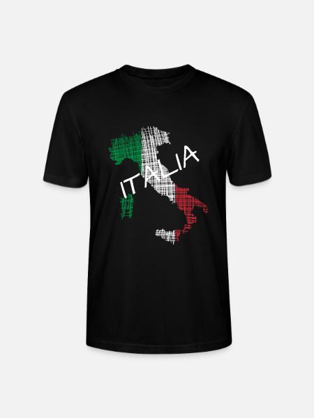 Italia italia - Stanley/Stella Unisex Bio-T-Shirt CRAFTER - Schwarz