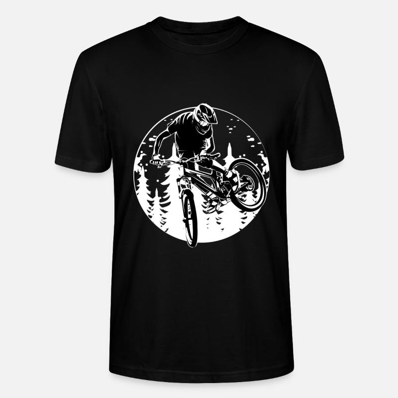 1 07 - Stanley/Stella Unisex Bio-T-Shirt CRAFTER - Schwarz
