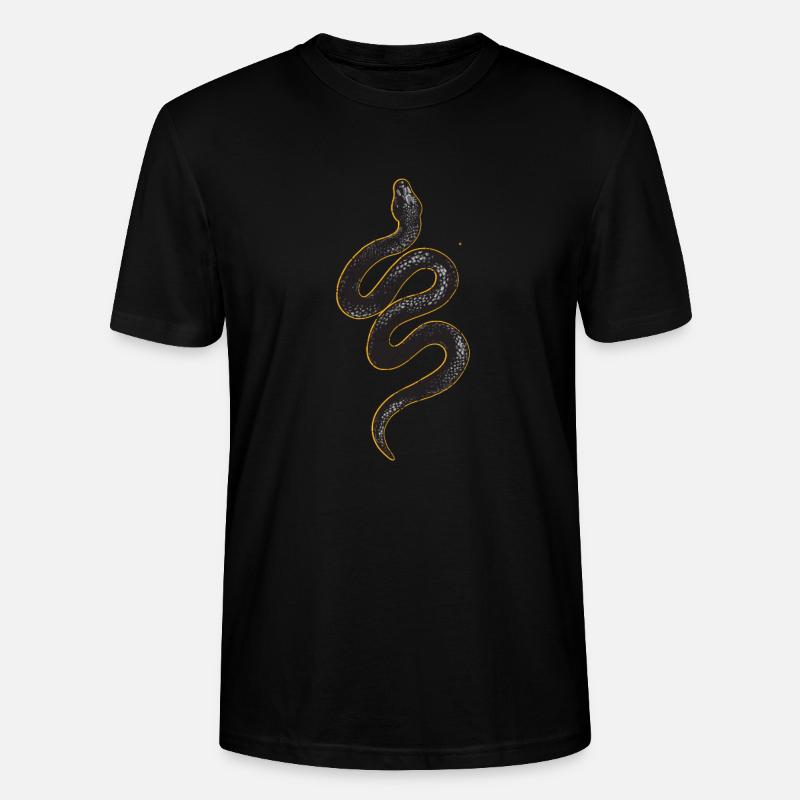 Snake, cadeau Snake Whisperer - T-shirt bio CRAFTER Stanley Stella Unisexe - noir