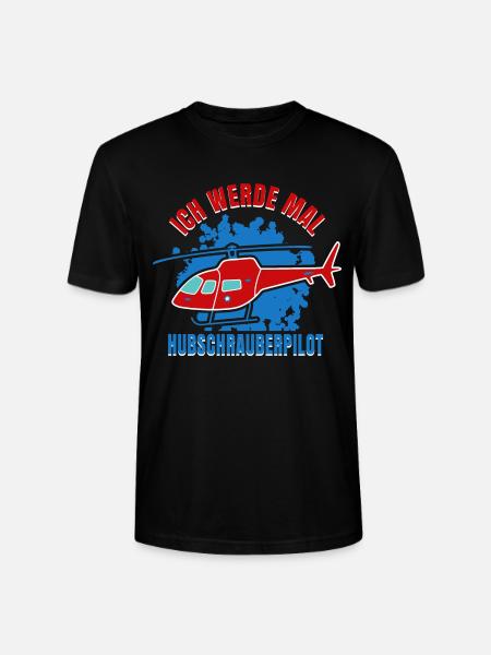 Hubschrauber Helikopter Hubschrauberpilot - Stanley/Stella Unisex Bio-T-Shirt CRAFTER - Schwarz