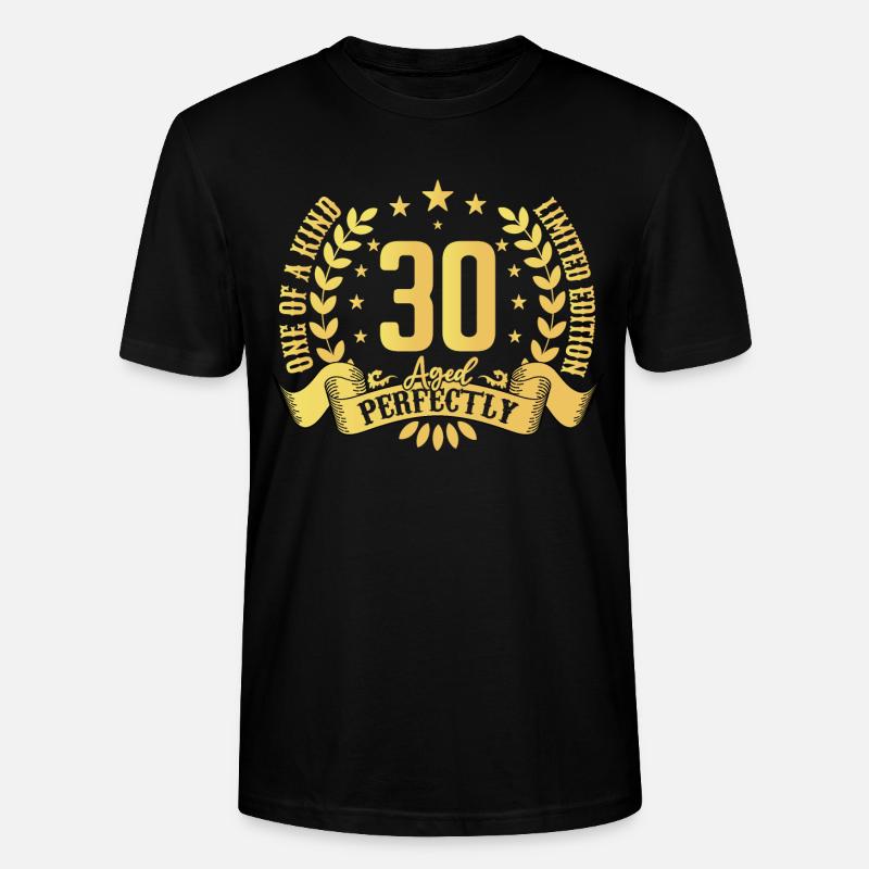 30 ans cadeau d’anniversaire 30 ans - T-shirt bio CRAFTER Stanley Stella Unisexe - noir