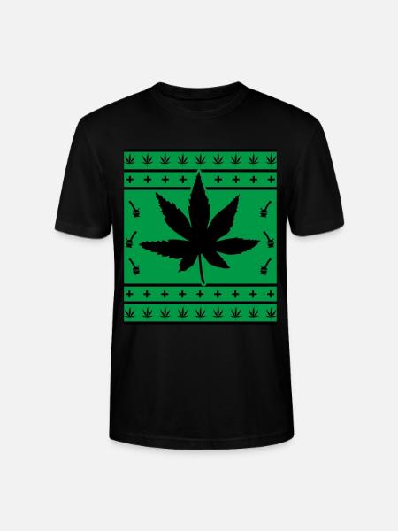 Ganja marichuana Rasta reggae folk - Stanley/Stella CRAFTER Unisex Organic T-Shirt - black