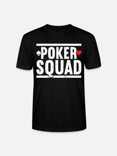 Poker - Stanley/Stella CRAFTER Unisex Organic T-Shirt - black