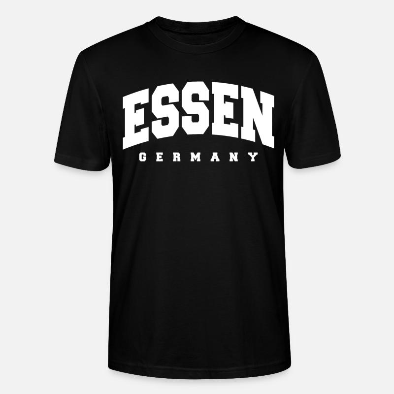 Essen - Stanley/Stella Unisex Bio-T-Shirt CRAFTER - Schwarz