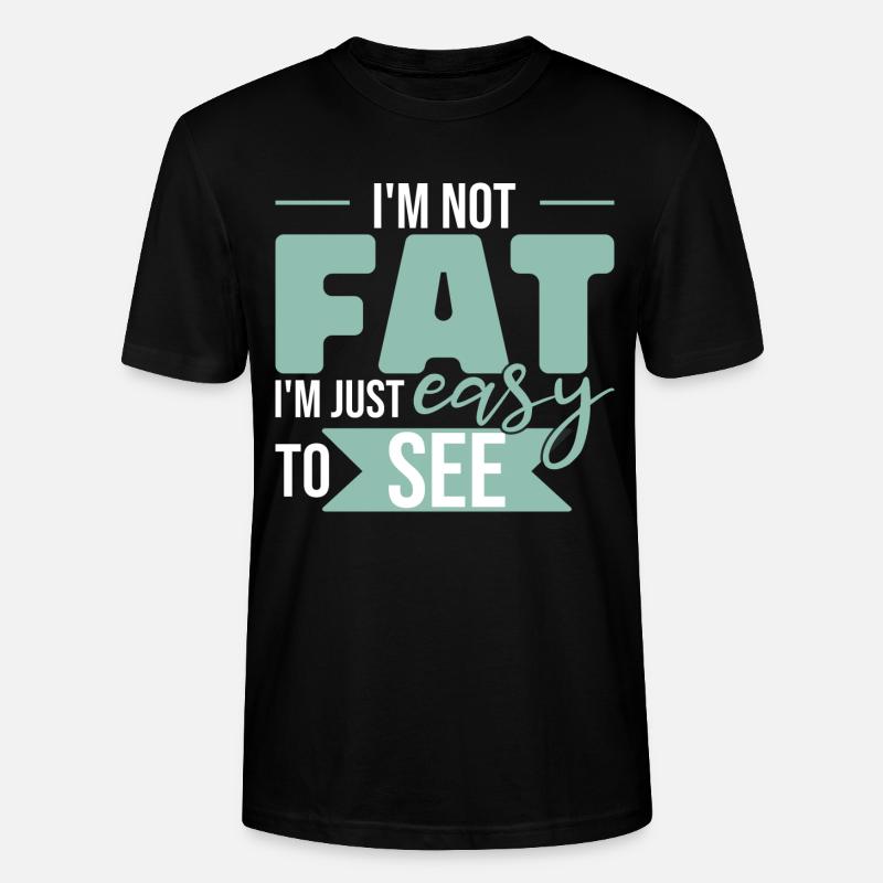 Ich bin leicht zu sehen - Stanley/Stella Unisex Bio-T-Shirt CRAFTER - Schwarz