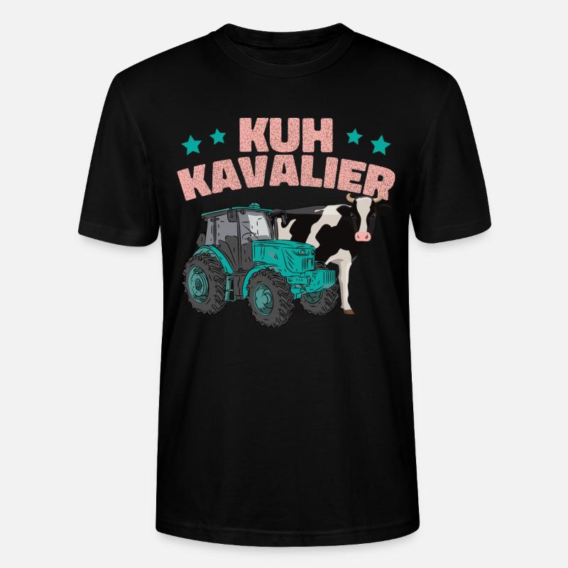 Kuh Kavalier - Stanley/Stella Unisex Bio-T-Shirt CRAFTER - Schwarz
