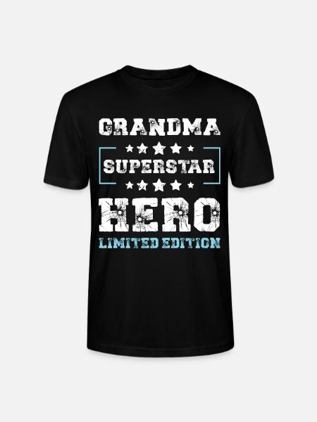 Grandma Limited Edition Saying - Stanley/Stella CRAFTER Unisex Organic T-Shirt - black