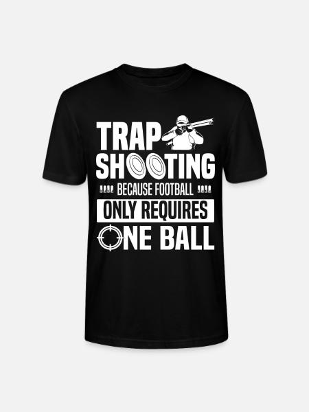 Trapschießen - Stanley/Stella Unisex Bio-T-Shirt CRAFTER - Schwarz