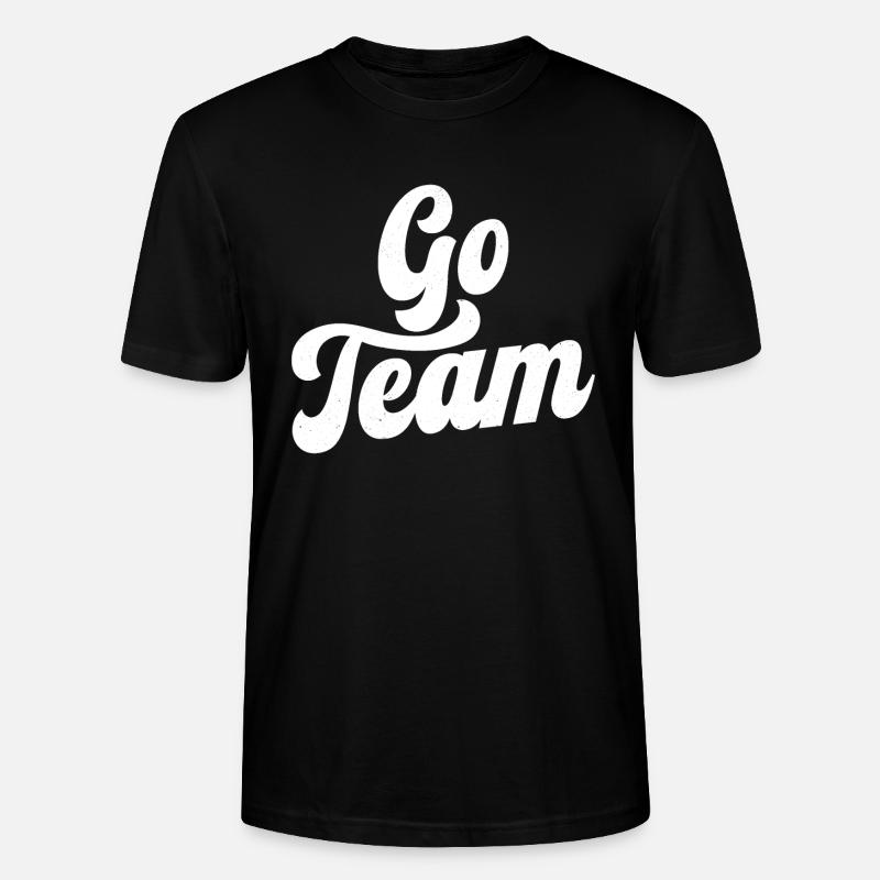 Équipe Go - T-shirt bio CRAFTER Stanley Stella Unisexe - noir