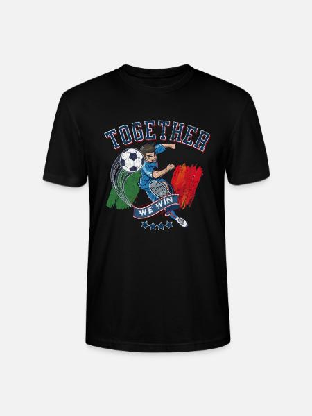 Together we win - Stanley/Stella CRAFTER Unisex Organic T-Shirt - black
