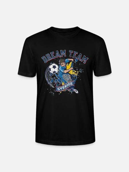 Dreamteam Sverige - Stanley/Stella Unisex Bio-T-Shirt CRAFTER - Schwarz
