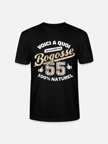 55-jährige Bogosse - Stanley/Stella Unisex Bio-T-Shirt CRAFTER - Schwarz