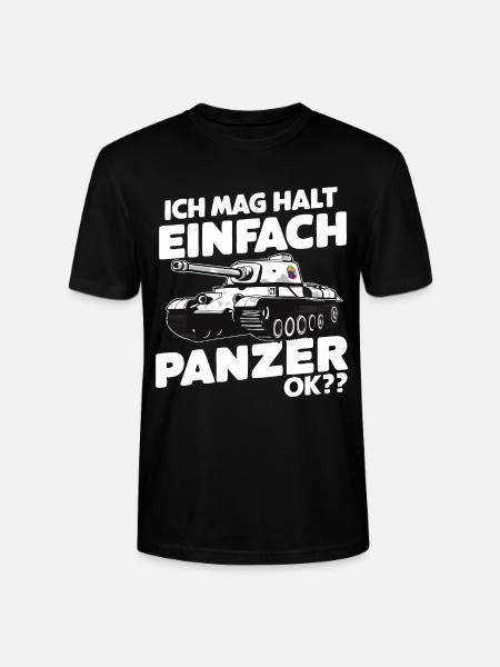 Panzer Kampfpanzer Panzerkampfwagen Panzerfahrer - Stanley/Stella Unisex Bio-T-Shirt CRAFTER - Schwarz