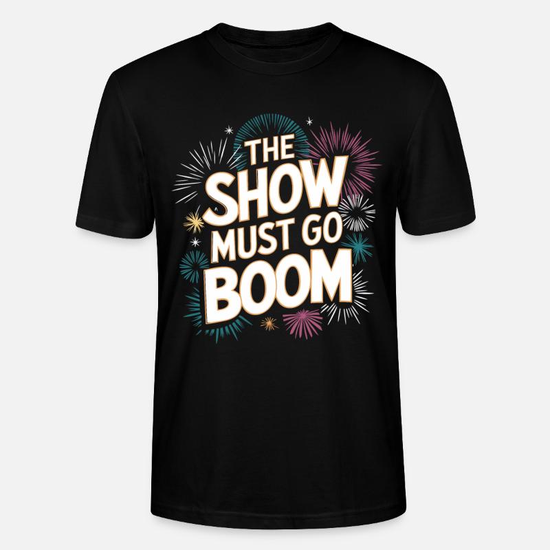 Pyrotechnics Fireworks Pyrotechnics - Stanley/Stella CRAFTER Unisex Organic T-Shirt - black