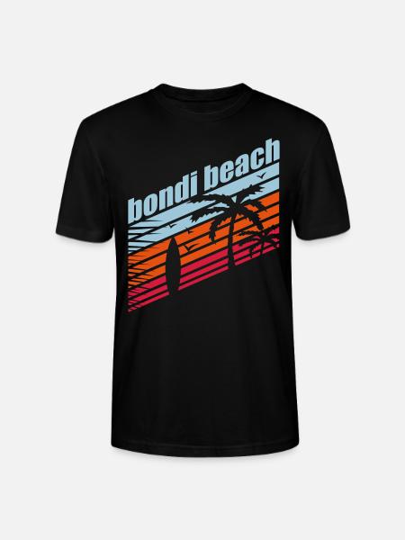 BONDI BEACH - Stanley/Stella CRAFTER Unisex Organic T-Shirt - black