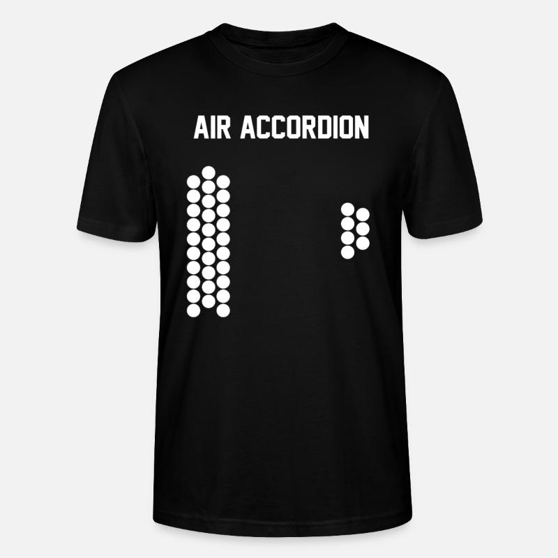 accordéon - T-shirt bio CRAFTER Stanley Stella Unisexe - noir