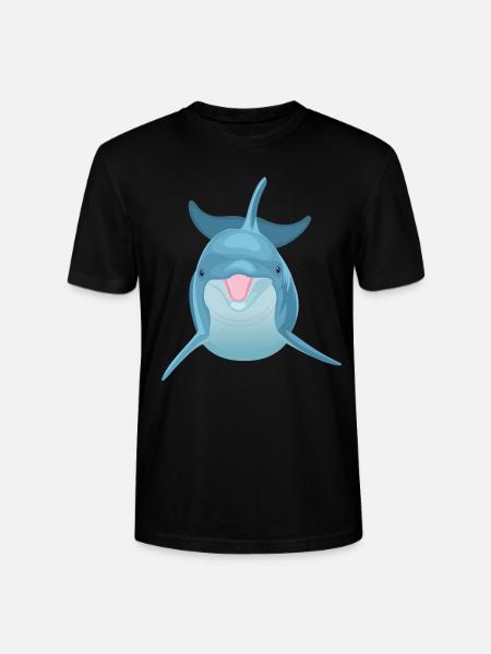 Dolphin - Dolphin - Stanley/Stella CRAFTER Unisex Organic T-Shirt - black
