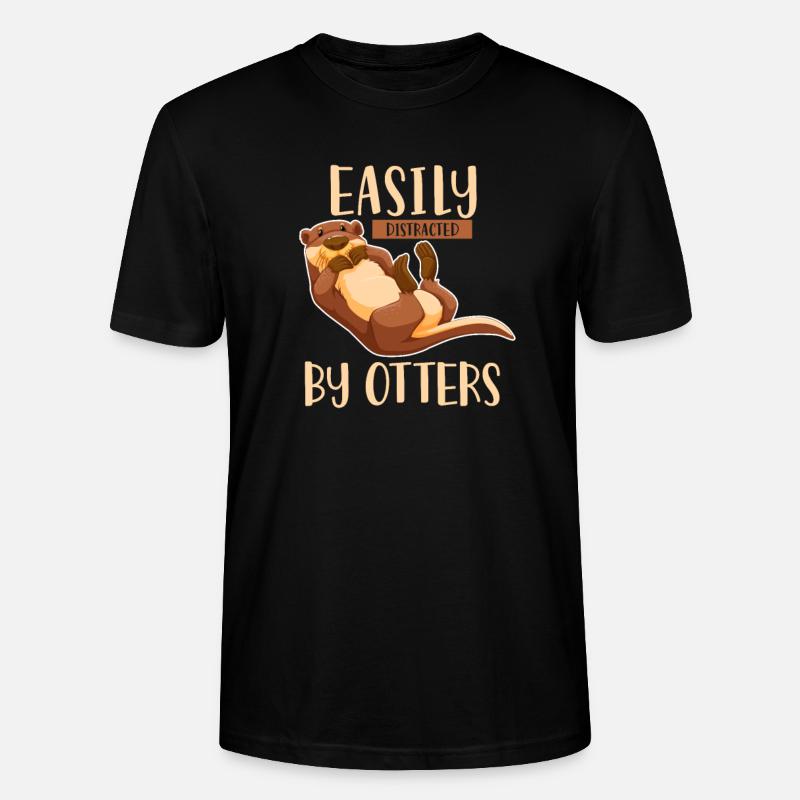 Otter - Stanley/Stella Unisex Bio-T-Shirt CRAFTER - Schwarz