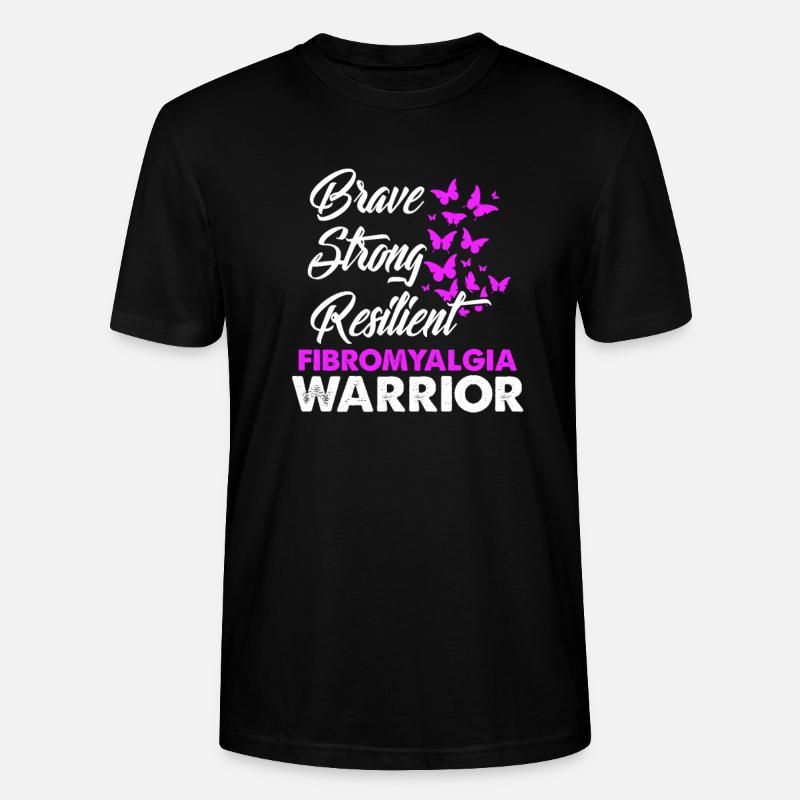 fibromyalgie - T-shirt bio CRAFTER Stanley Stella Unisexe - noir