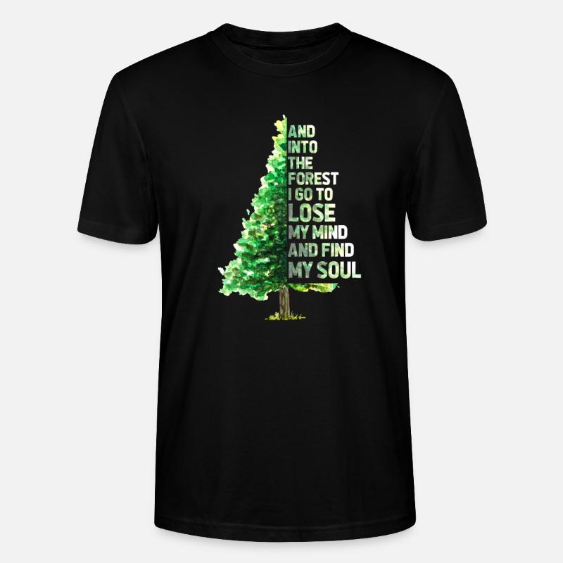 Wald - Stanley/Stella Unisex Bio-T-Shirt CRAFTER - Schwarz