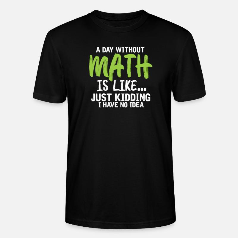 Mathe - Stanley/Stella Unisex Bio-T-Shirt CRAFTER - Schwarz