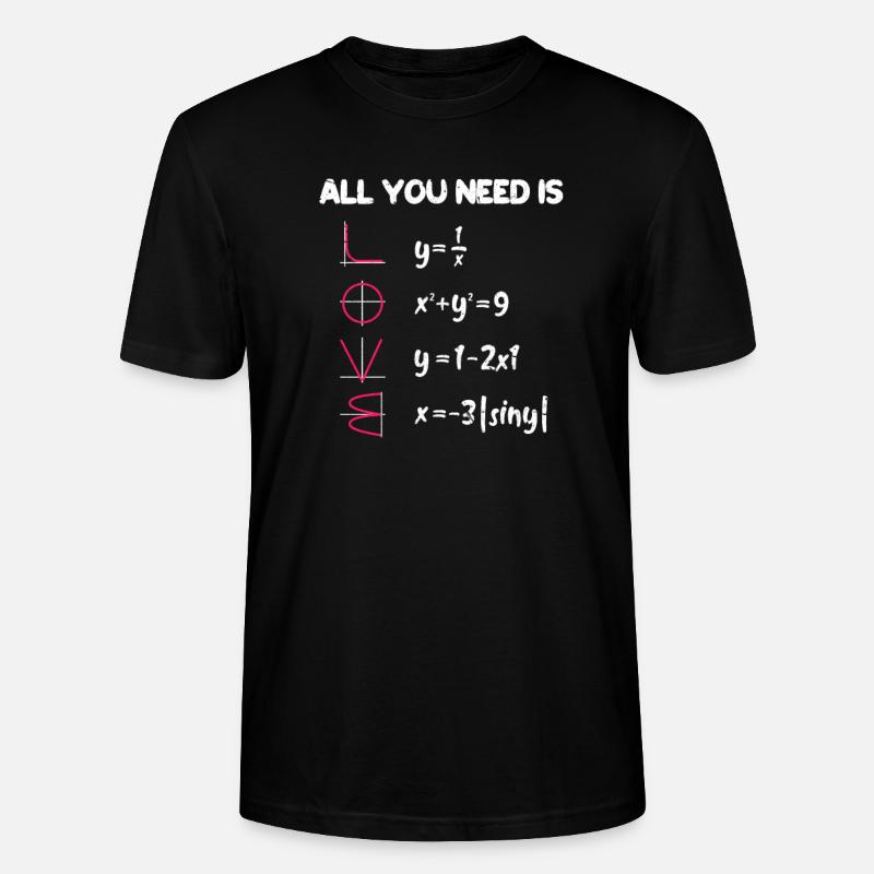 Mathe - Stanley/Stella Unisex Bio-T-Shirt CRAFTER - Schwarz
