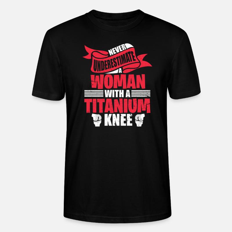 Knie Operation - Stanley/Stella Unisex Bio-T-Shirt CRAFTER - Schwarz