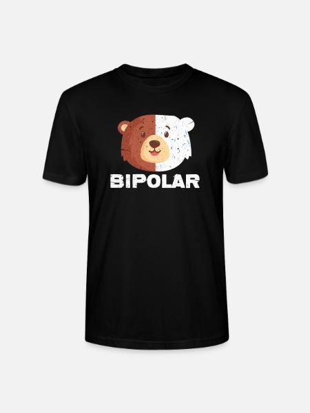 Bipolar - Stanley/Stella CRAFTER Unisex Organic T-Shirt - black