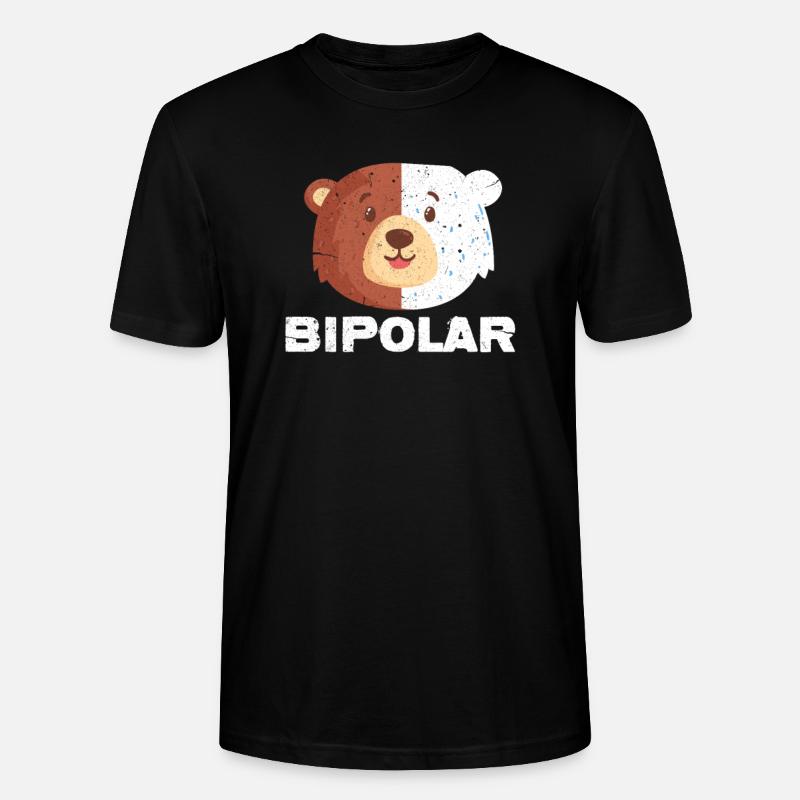 Bipolar - Stanley/Stella Unisex Bio-T-Shirt CRAFTER - Schwarz
