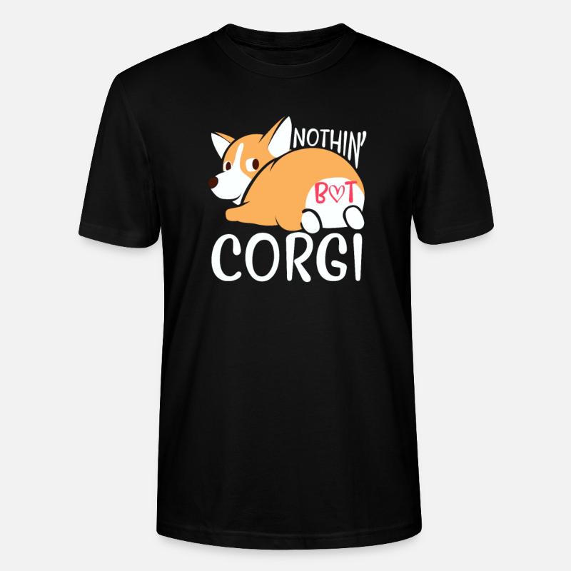 Corgi - T-shirt bio CRAFTER Stanley Stella Unisexe - noir