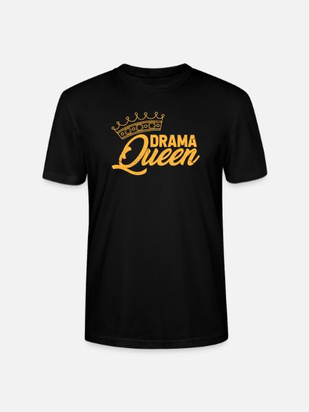 Drama Queen - Stanley/Stella CRAFTER Unisex Organic T-Shirt - black