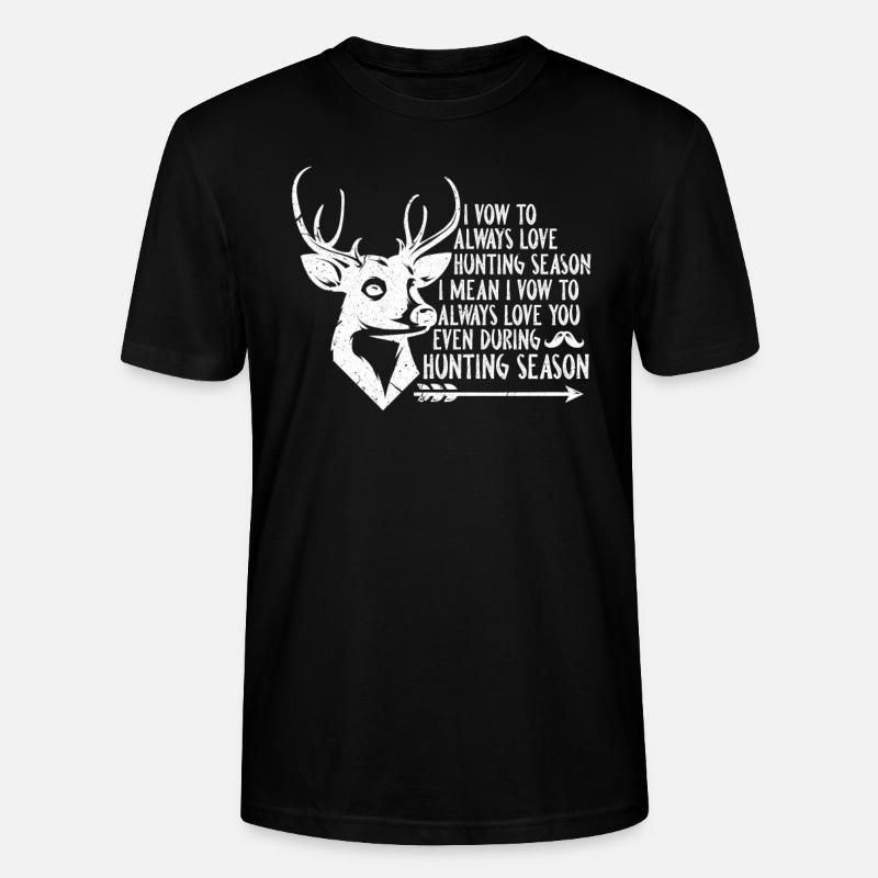 Jagd - Stanley/Stella Unisex Bio-T-Shirt CRAFTER - Schwarz
