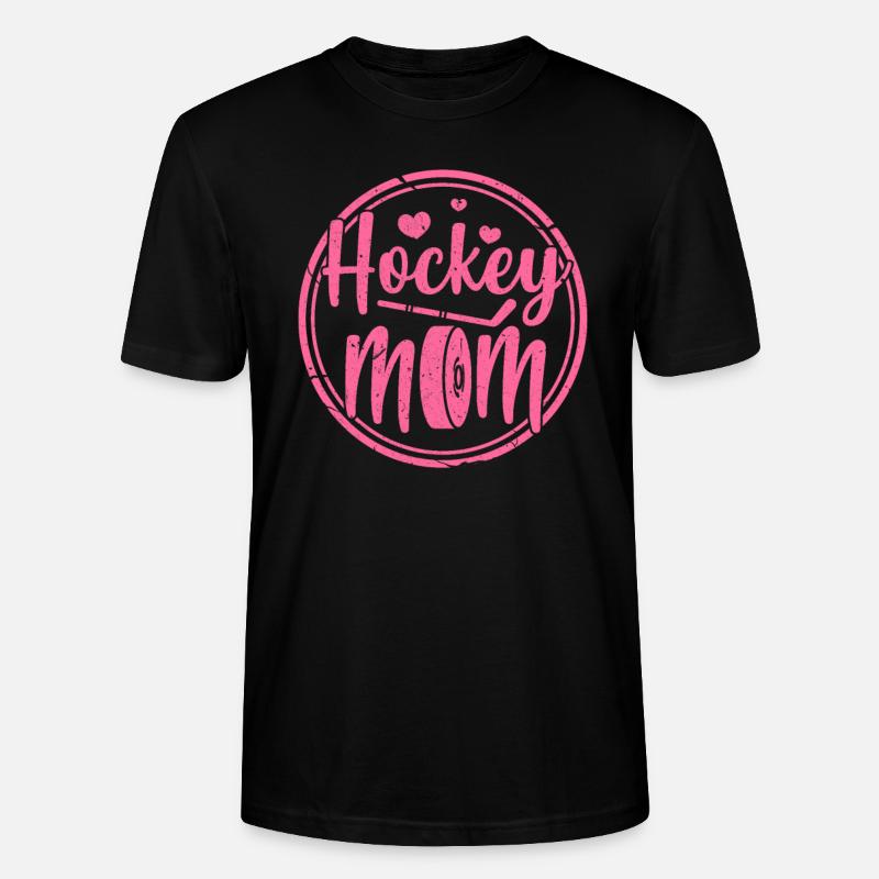 Eishockey Mutter - Stanley/Stella Unisex Bio-T-Shirt CRAFTER - Schwarz